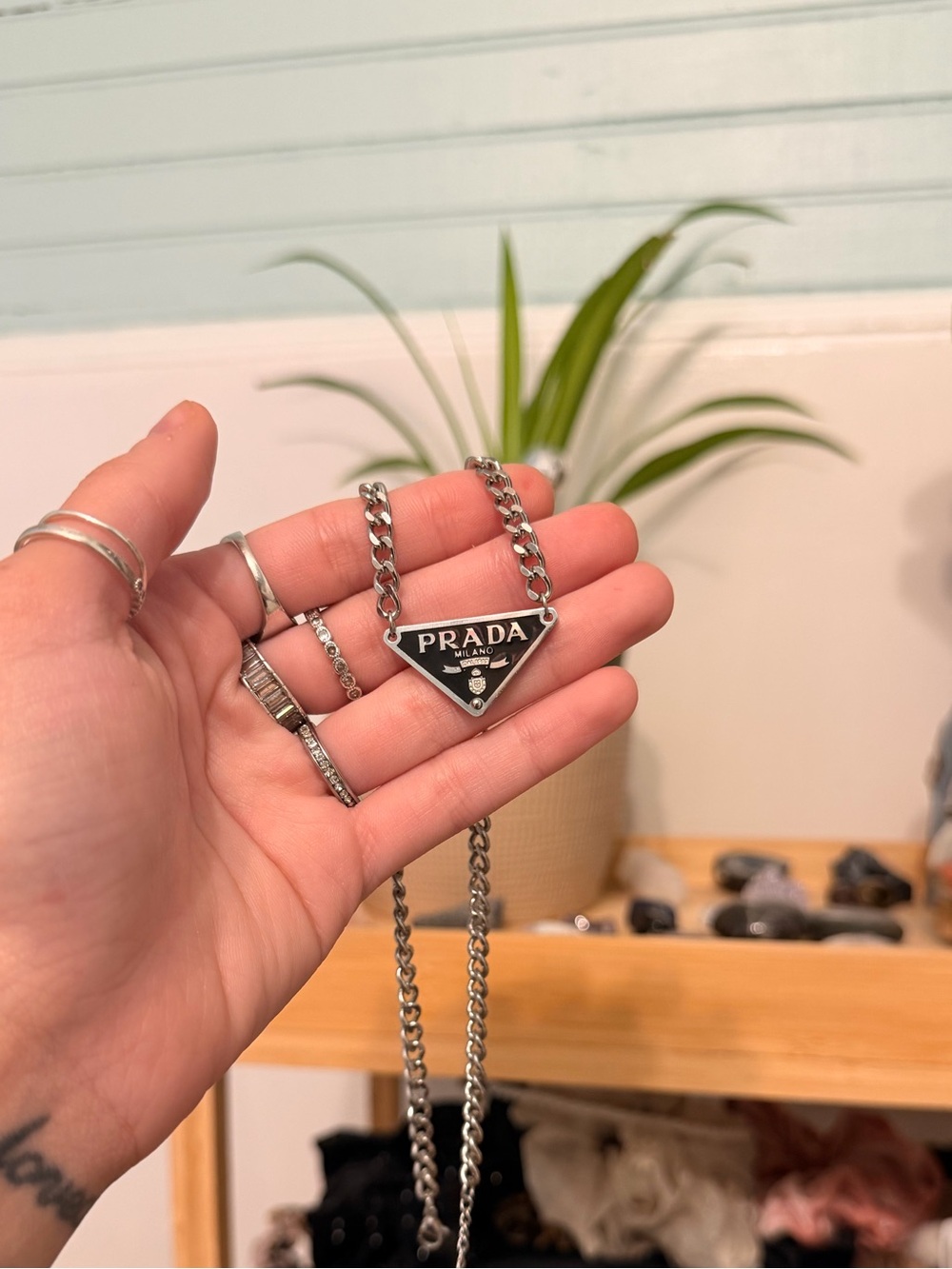 reworked desígner chain necklace